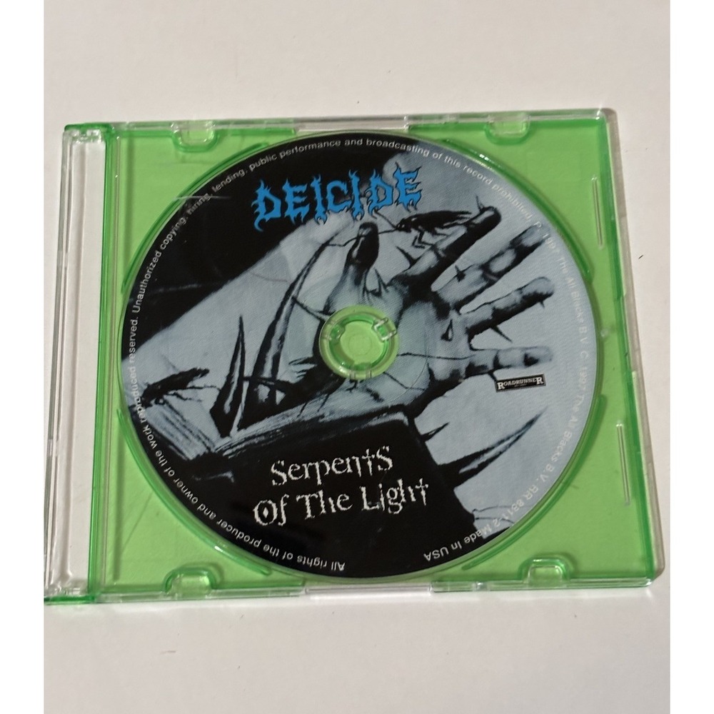 DEICIDE CD SERPENTS OF THE LIGHT Roadrunner 1997 DEATH METAL INFESTDEAD NO Box